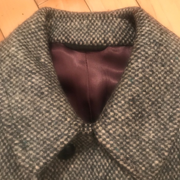 Vintage Tweed Wool Over Coat - Picture 3 of 13